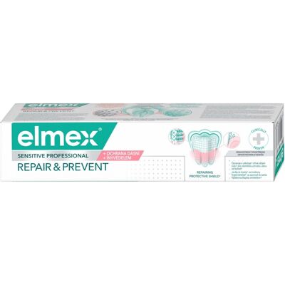 Elmex Model - Sensitive Repair & Prevent Zubní pasta 75ml Elmex Model - Sensitive Repair & Prevent Zubní pasta 75ml