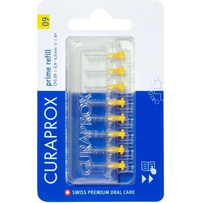 Curaprox CPS 09 prime refill mezizubní kartáčky 8 ks Curaprox CPS 09 prime refill mezizubní kartáčky 8 ks