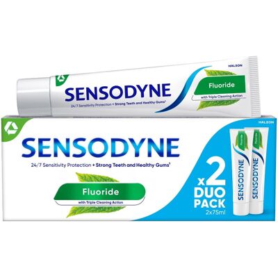 Sensodyne Fluoride zubní pasta 2x75 ml Sensodyne Fluoride zubní pasta 2x75 ml