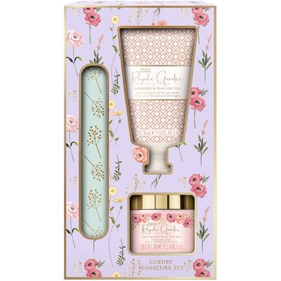 Baylis & Harding Royale Garden Manikúrní sada Levandule & Šípkový čaj 3 ks Baylis & Harding Royale Garden Manikúrní sada Levandule & Šípkový čaj 3 ks