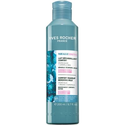 Yves Rocher Pure Algue Odličovací mléko na citlivou pleť 200 ml Yves Rocher Pure Algue Odličovací mléko na citlivou pleť 200 ml
