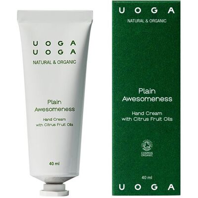 Uoga Uoga Hydratační krém na ruce Plain Awesomeness 40 ml Uoga Uoga Hydratační krém na ruce Plain Awesomeness 40 ml