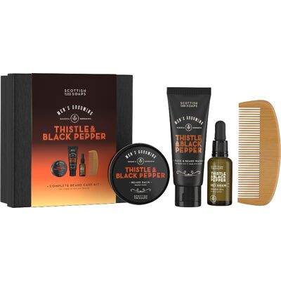 Scottish Fine Soaps Obočí a Černý Pepř Kompletní sada péče o vousy - Sada péče o vousy Scottish Fine Soaps Obočí a Černý Pepř Kompletní sada péče o vousy - Sada péče o vousy