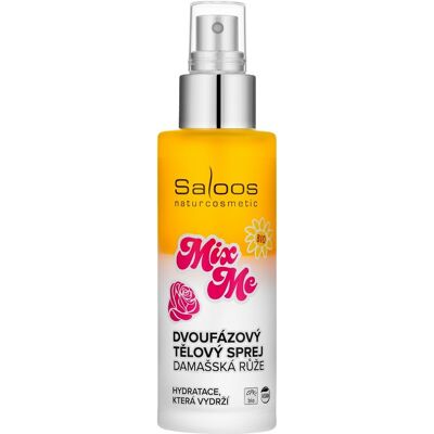 Saloos Dvoufázový tělový sprej Damašská růže 100 ml Saloos Dvoufázový tělový sprej Damašská růže 100 ml