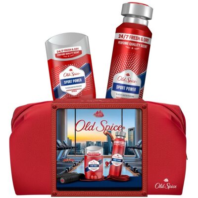 Old Spice Xmass sada Sport Power v taštičce antiperspiranty 150 ml + 50 ml Old Spice Xmass sada Sport Power v taštičce antiperspiranty 150 ml + 50 ml
