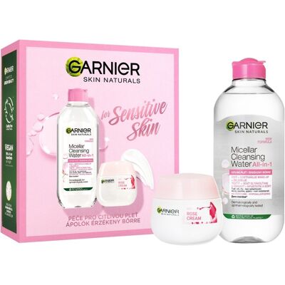 Garnier Skin Naturals Rose dárkové balení Garnier Skin Naturals Rose dárkové balení