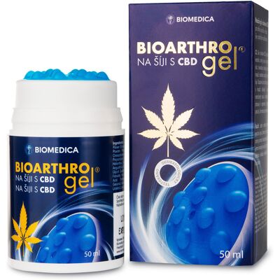 Biomedica BIOARTHRO gel na šíji s CBD 50 ml Biomedica BIOARTHRO gel na šíji s CBD 50 ml