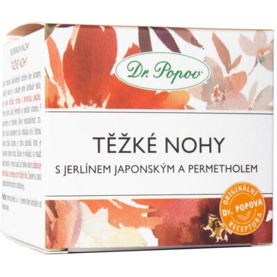 Dr. Popov Těžké nohy regenerační balzám 50 ml Dr. Popov Těžké nohy regenerační balzám 50 ml