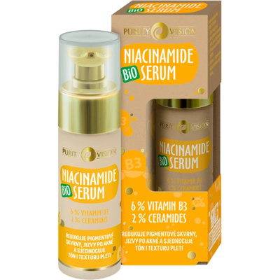 Purity Vision BIO Niacinamide Sérum - Vyrovnání tónu pleti - 30ml Purity Vision BIO Niacinamide Sérum - Vyrovnání tónu pleti - 30ml