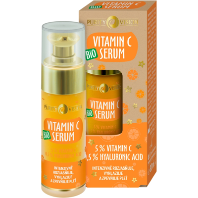 Purity Vision - Bio Vitamín C Sérum - Unisex, 30 ml - Pleťové sérum Purity Vision - Bio Vitamín C Sérum - Unisex, 30 ml - Pleťové sérum