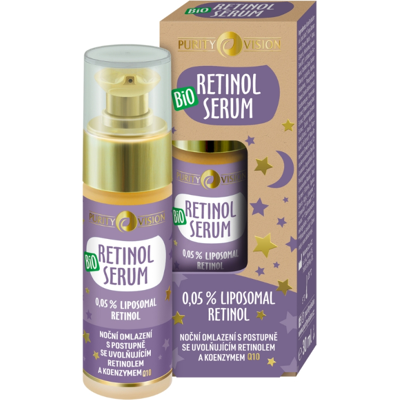 Purity Vision BIO Retinol Noční Sérum - Proti Stárnutí, 30ml Purity Vision BIO Retinol Noční Sérum - Proti Stárnutí, 30ml