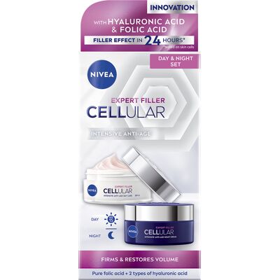 Nivea Hyaluron Cellular Filler SPF15 - Sada péče o zralou pleť Nivea Hyaluron Cellular Filler SPF15 - Sada péče o zralou pleť
