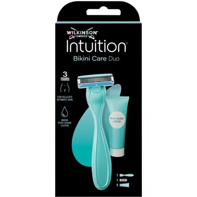 Wilkinson Intuition Bikini Care Duo + Lotion dámský holicí strojek + balzám po holení Wilkinson Intuition Bikini Care Duo + Lotion dámský holicí strojek + balzám po holení