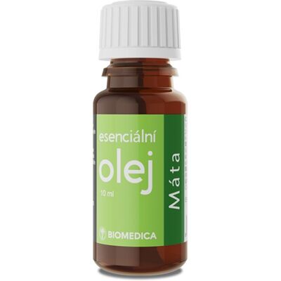 Biomedica Esenciální olej Máta 10 ml Biomedica Esenciální olej Máta 10 ml