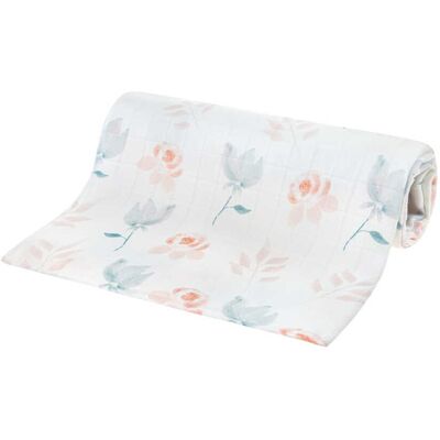 Bocioland Dětská deka z bambusu Swaddledecke Bellflowers - Baby Blanket Bocioland Dětská deka z bambusu Swaddledecke Bellflowers - Baby Blanket