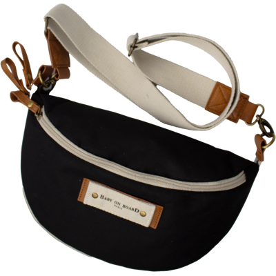 BABY ON BOARD přebalovací Crossbody taška Armelle Black BABY ON BOARD přebalovací Crossbody taška Armelle Black