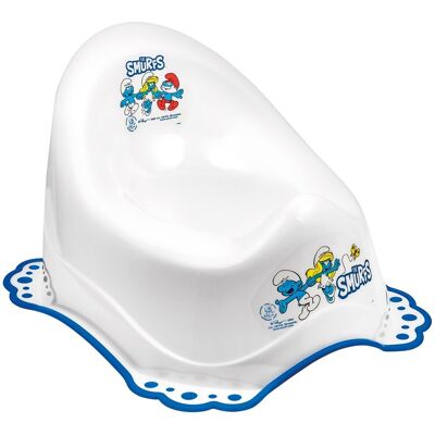 Maltex Nočník protiskluzový Šmoulové - white Maltex Nočník protiskluzový Šmoulové - white