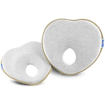 SENSILLO Ergonomický, tvarující polštářek pro miminko - šedá, béžová SENSILLO Ergonomický, tvarující polštářek pro miminko - šedá, béžová