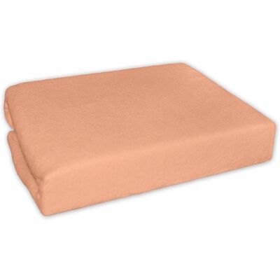 Baby Nellys Froté prostěradlo do postýlky 120x60cm - losos Baby Nellys Froté prostěradlo do postýlky 120x60cm - losos