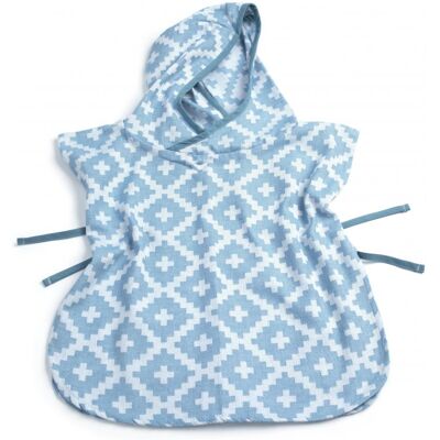 KipKep mušelínové PONCHO M Niagara Blue KipKep mušelínové PONCHO M Niagara Blue