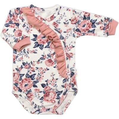 Baby Nellys Bavlněná sada 2D, body + polodupačky Růžičky, pudrově růžová vel. 68 Baby Nellys Bavlněná sada 2D, body + polodupačky Růžičky, pudrově růžová vel. 68