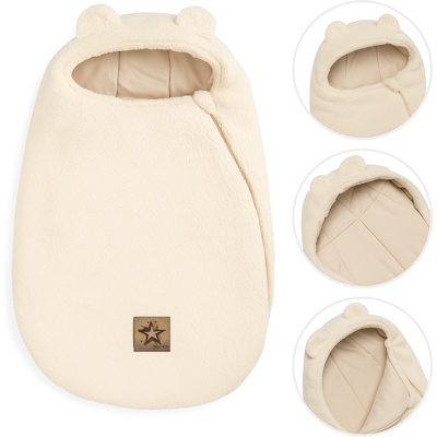 Baby Nellys Teploučky fusak Beránek exclusiv, 85x50cm - ecru Baby Nellys Teploučky fusak Beránek exclusiv, 85x50cm - ecru