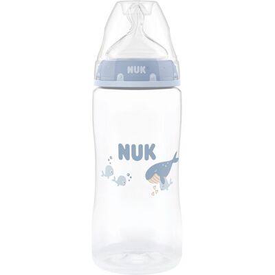 NUK First Choice Láhev 3m+ 300 ml 1 ks whale NUK First Choice Láhev 3m+ 300 ml 1 ks whale