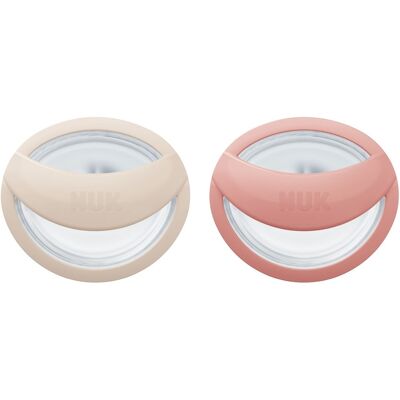 NUK Perfect Match Dudlík 0–6m box 2 ks beige/red NUK Perfect Match Dudlík 0–6m box 2 ks beige/red