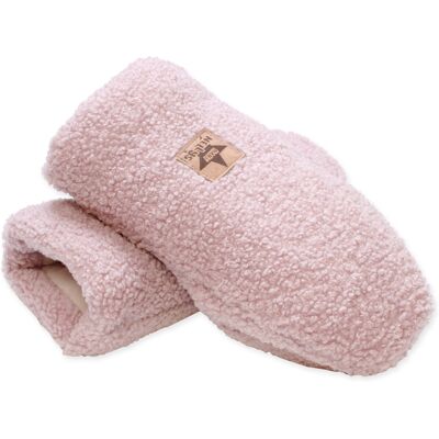 Baby Nellys Rukávník ke kočárku Beránek exclusiv, pudrově růžový Baby Nellys Rukávník ke kočárku Beránek exclusiv, pudrově růžový