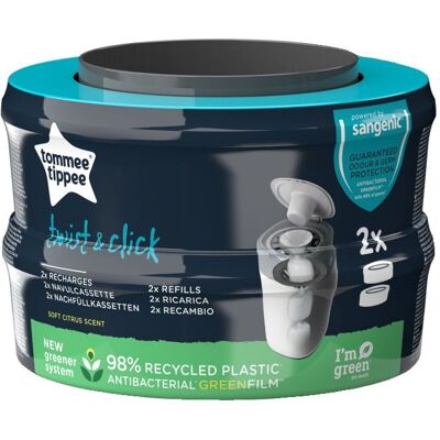 Tommee Tippee Twist&Click náhradní kazety 2 ks Tommee Tippee Twist&Click náhradní kazety 2 ks