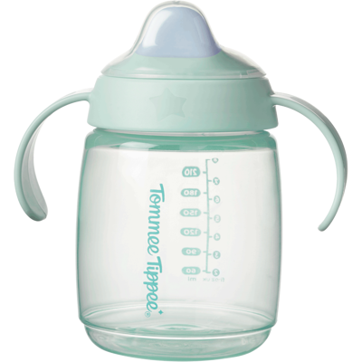 Tommee Tippee Tréninkový hrneček se savičkou 6m+ 240 ml zelený Tommee Tippee Tréninkový hrneček se savičkou 6m+ 240 ml zelený