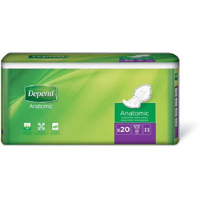 Depend Super Plus vložné pleny 20 ks Depend Super Plus vložné pleny 20 ks