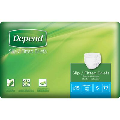 Depend Slip Normal S inkontinenční kalhotky 15 ks Depend Slip Normal S inkontinenční kalhotky 15 ks