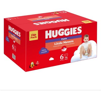 Huggies - Mutandina Ultra Comfort - Velikost 6 - 96 kusů - diapers Huggies - Mutandina Ultra Comfort - Velikost 6 - 96 kusů - diapers