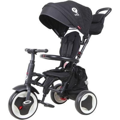 Milly Mally Dětská tříkolka RITO PLUS - černá Milly Mally Dětská tříkolka RITO PLUS - černá