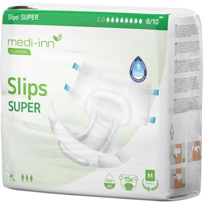 Medi-Inn Slips Inkontinenční kalhotky super M 15 ks Medi-Inn Slips Inkontinenční kalhotky super M 15 ks