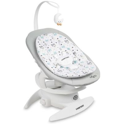Caretero Elektrické houpátko Noco 2v1 - šedé Caretero Elektrické houpátko Noco 2v1 - šedé