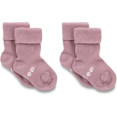 KipKep dětské ponožky Stay-on-Socks 6-12m 2páry Mauve KipKep dětské ponožky Stay-on-Socks 6-12m 2páry Mauve