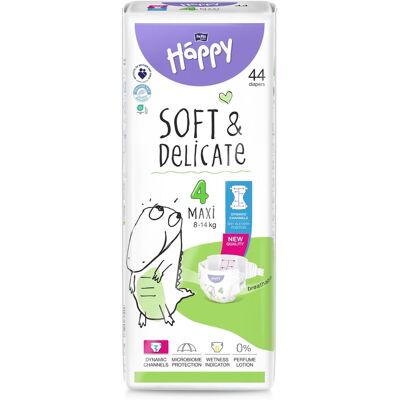 Plenky BELLA Baby Happy Velikost 4 Maxi - 44 Kusů Plenky BELLA Baby Happy Velikost 4 Maxi - 44 Kusů