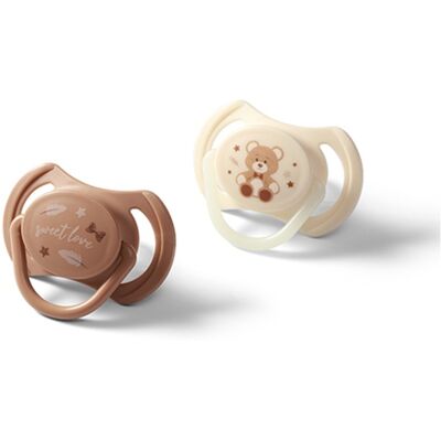 Babyono Dudlíky symetrické 0-6m 2 ks Babyono Dudlíky symetrické 0-6m 2 ks