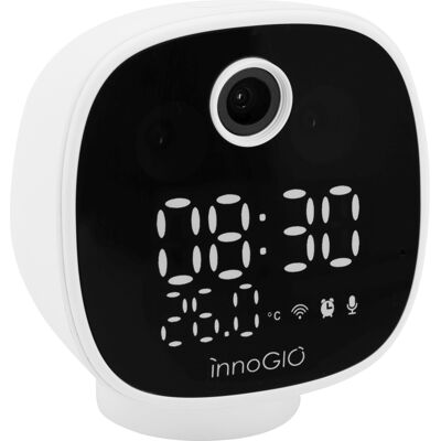 InnoGIO GIOsafety Domácí Smart Wi-fi kamera Clock InnoGIO GIOsafety Domácí Smart Wi-fi kamera Clock