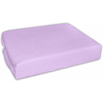 Baby Nellys Dětské prostěradlo do postýlky 70x140 - jersey, lila Baby Nellys Dětské prostěradlo do postýlky 70x140 - jersey, lila
