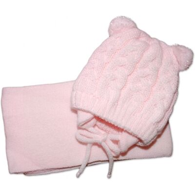 Baby Nellys - TEDDY - Světlá růžová - 62-68 - Kojenecká čepice Baby Nellys - TEDDY - Světlá růžová - 62-68 - Kojenecká čepice