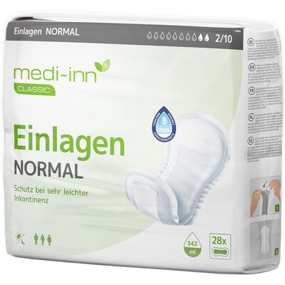 Medi-Inn Einlagen inkontinenční vložky normal 28 ks Medi-Inn Einlagen inkontinenční vložky normal 28 ks