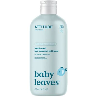 ATTITUDE Baby Leaves Dětská pěna do koupele Good Night 473 ml ATTITUDE Baby Leaves Dětská pěna do koupele Good Night 473 ml
