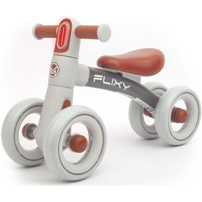 Milly Mally Dětské odrážedlo FLIXY s LED světlem a EVA koly (12–36 měsíců), šedé Milly Mally Dětské odrážedlo FLIXY s LED světlem a EVA koly (12–36 měsíců), šedé