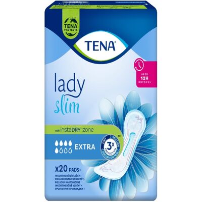 Tena Lady Slim Extra inkontinenční vložky 20 ks Tena Lady Slim Extra inkontinenční vložky 20 ks
