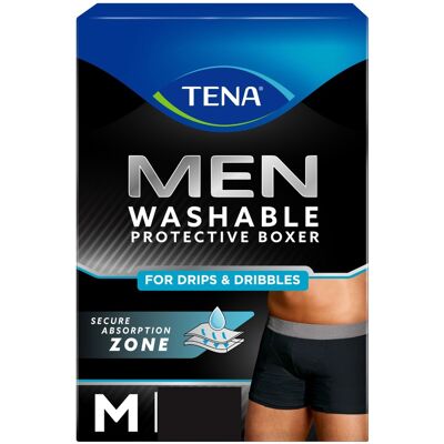 Tena Men Washable Underwear M inkontinenční boxerky 1 ks černé Tena Men Washable Underwear M inkontinenční boxerky 1 ks černé