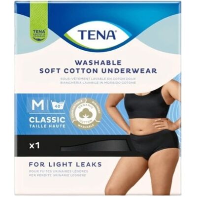 Tena Washable Underwear vel. M inkontinenční kalhotky pratelné 1 ks černé Tena Washable Underwear vel. M inkontinenční kalhotky pratelné 1 ks černé