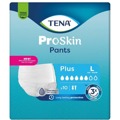 Tena Pants ProSkin Plus L inkontinenční kalhotky 10 ks Tena Pants ProSkin Plus L inkontinenční kalhotky 10 ks